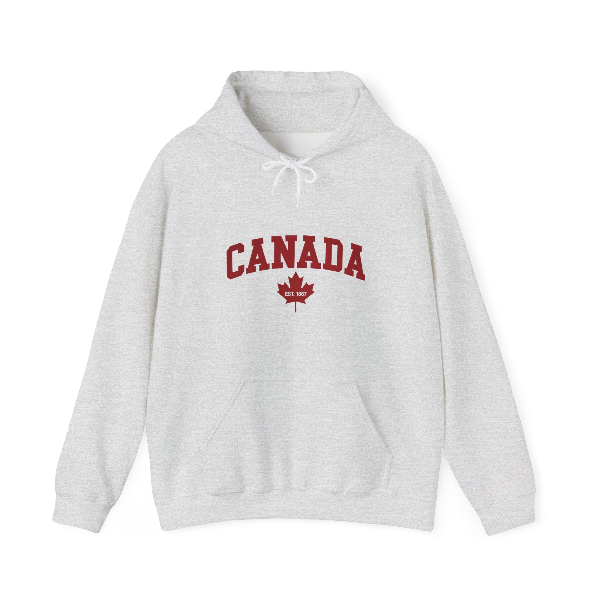 Canada Maple Leaf Hoodie – Unisex Classic Canadian Pride Pullover Hoodie