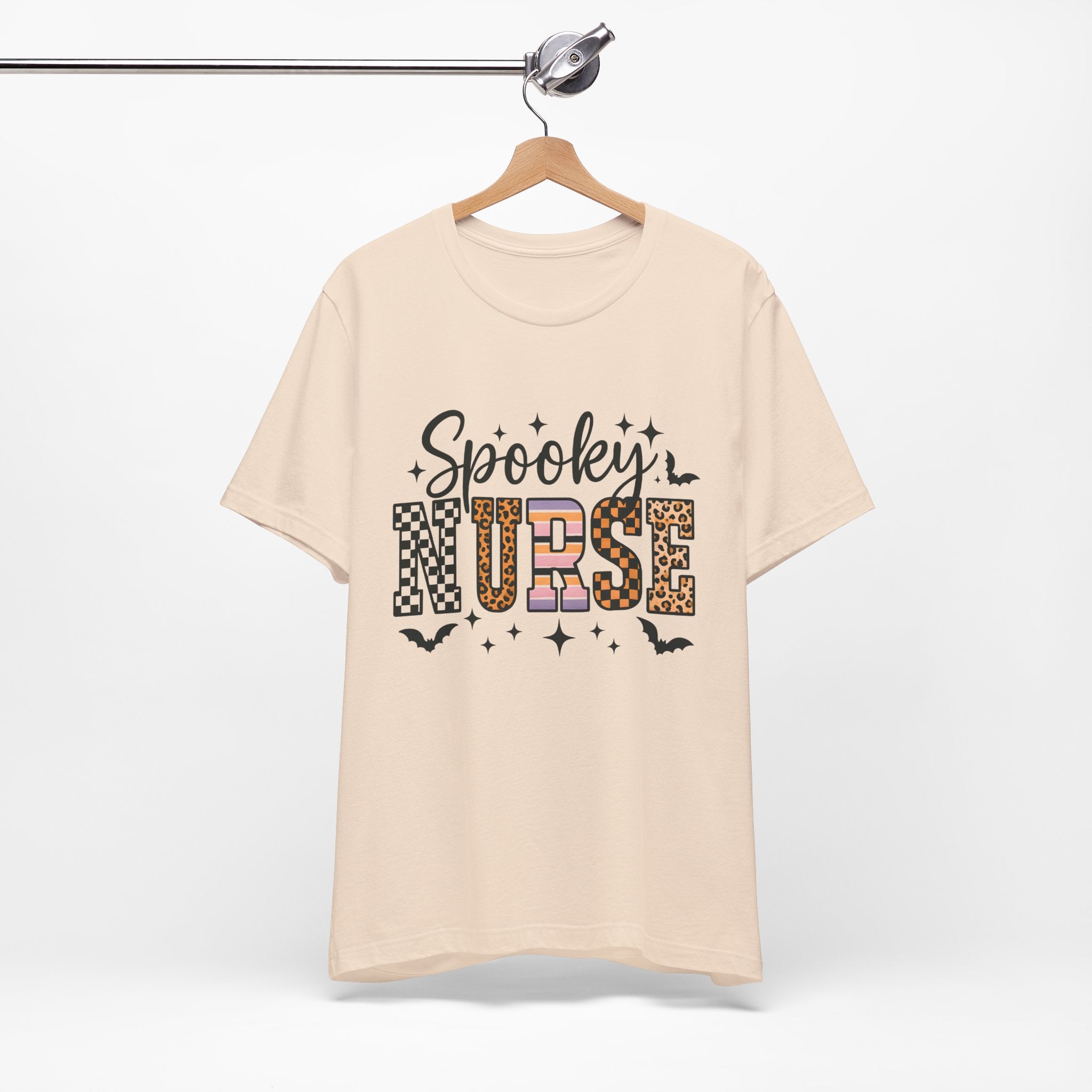 Unisex Spooky Nurse T-Shirt – Halloween Graphic Tee for Nurses