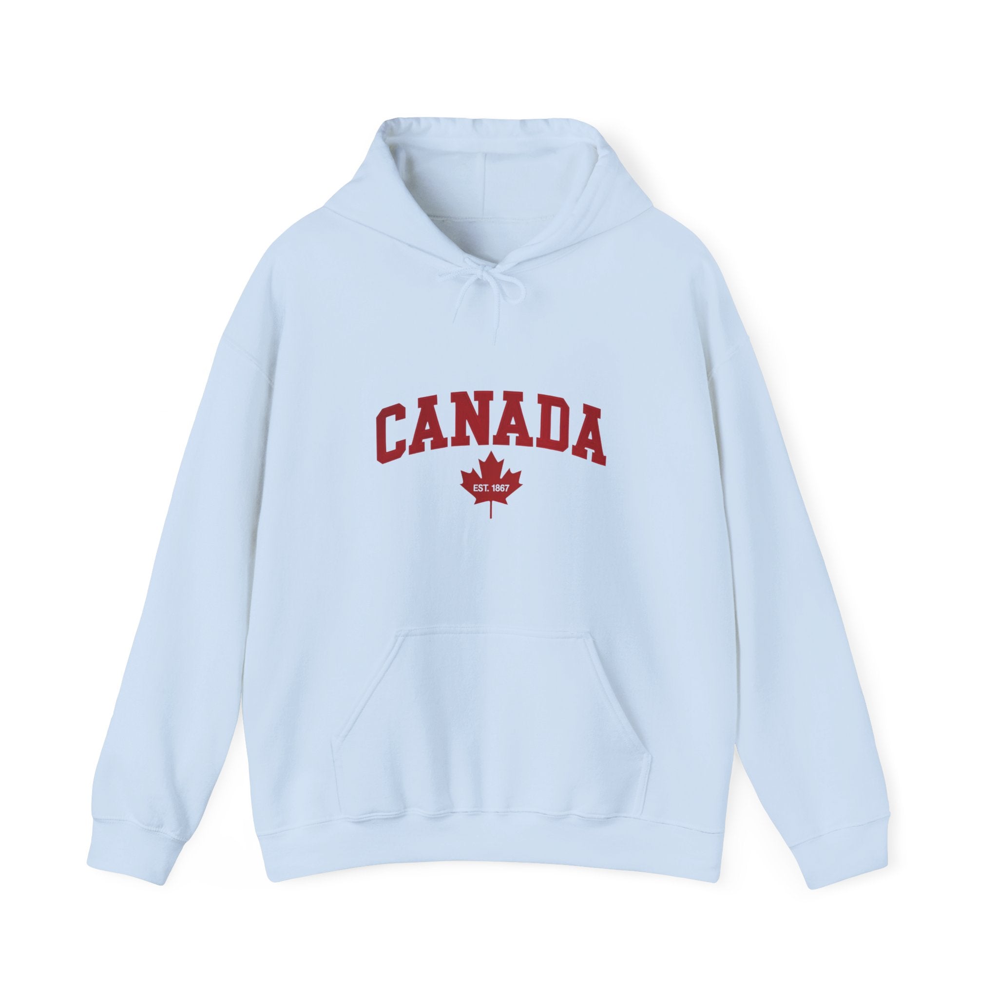 Canada Maple Leaf Hoodie – Unisex Classic Canadian Pride Pullover Hoodie