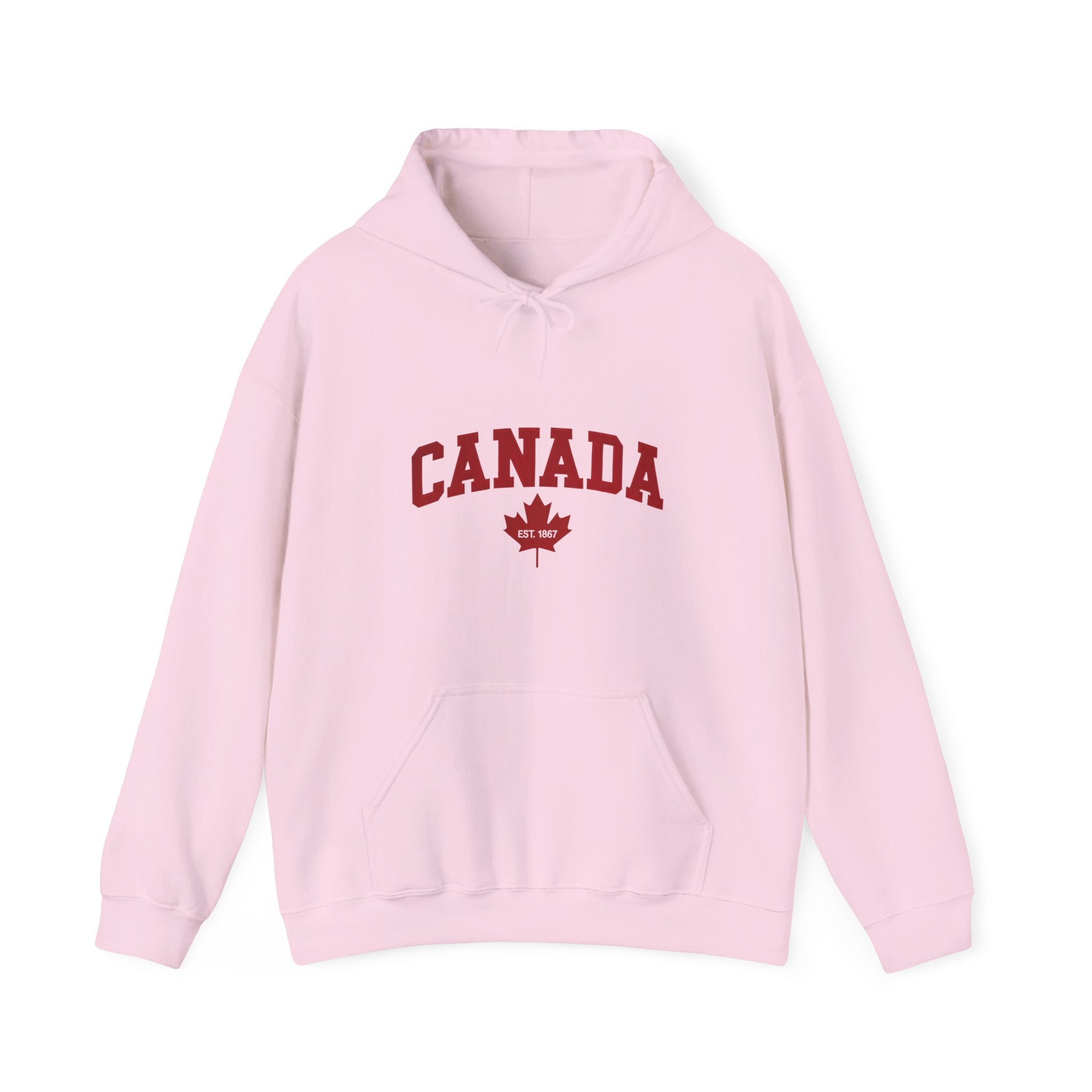 Canada Maple Leaf Hoodie – Unisex Classic Canadian Pride Pullover Hoodie
