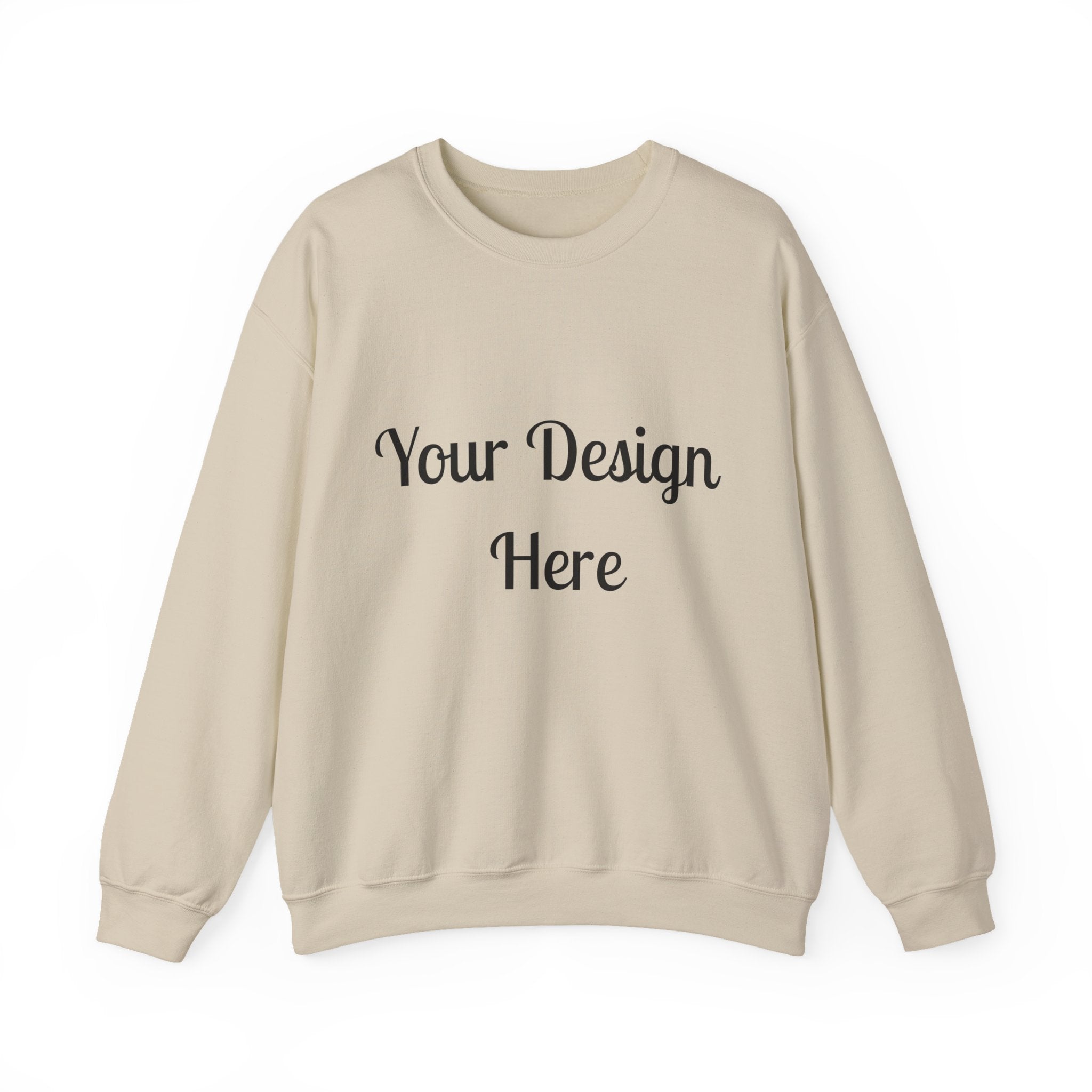 Custom Unisex Sweatshirt – Your Design Here Personalized Sweatshirt