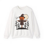 Halloween Pumpkin Scarecrow Sweatshirt – Unisex Fall Harvest Sweatshirt