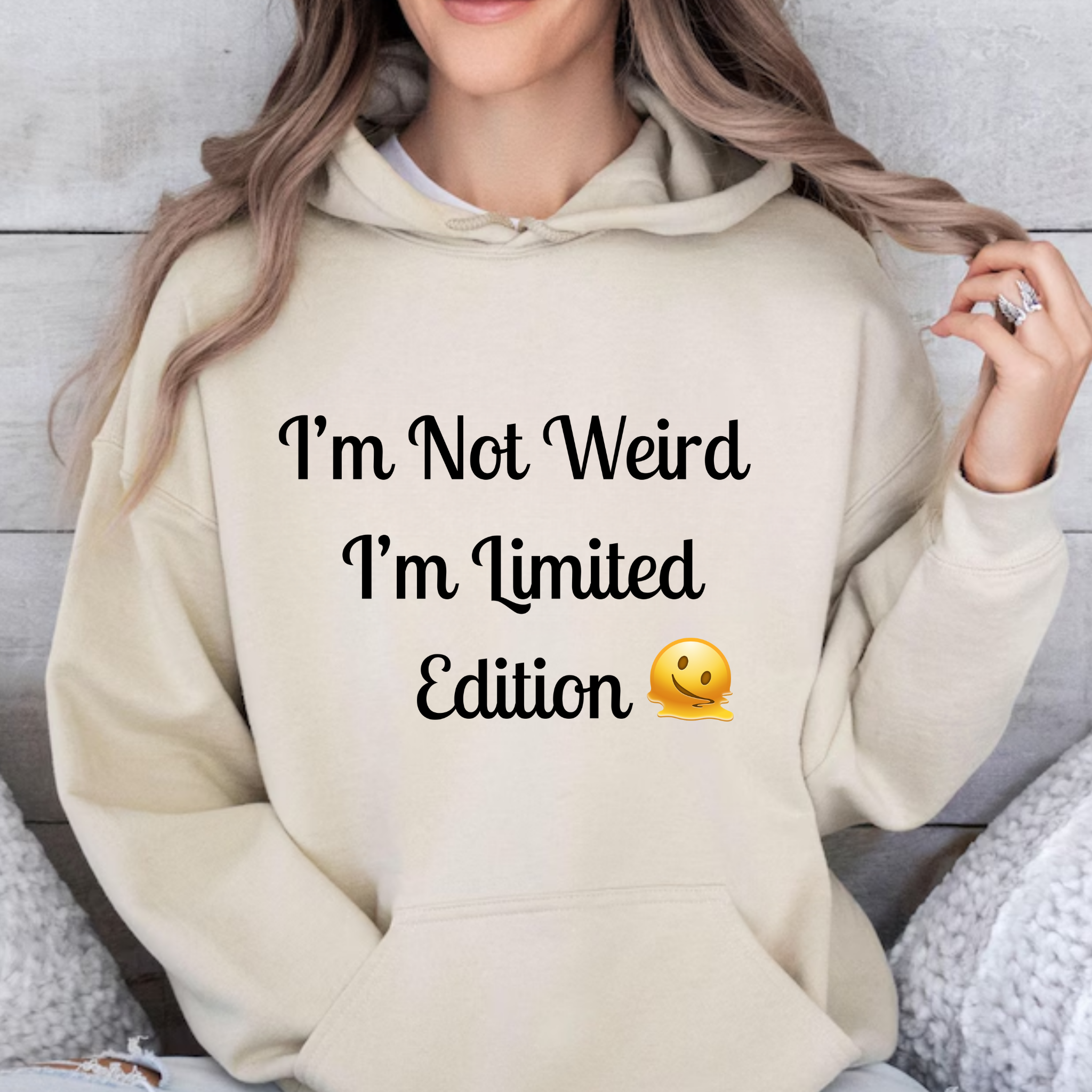 I'm Not Weird I'm Limited Edition Hoodie – Unisex Funny Statement Sweatshirt