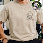 Custom Photo T-Shirt for Dad, New Dad Father’s Day Gift Unisex T-Shirt