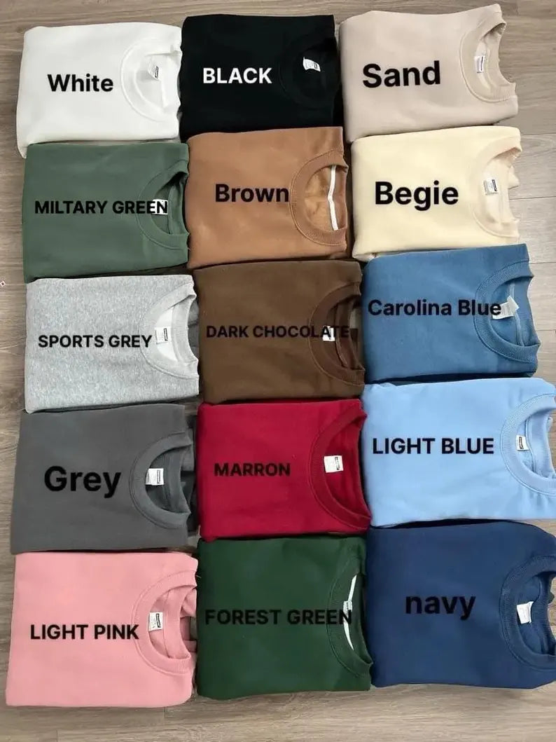 Custom Embroidered Pet Portrait Sweatshirt, Personalized Dog Cat Crewneck